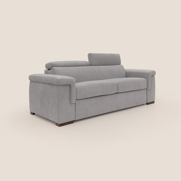 Divano Letto 3 Posti 200x100x95 cm in Tessuto Grigio Chiaro online