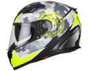 Casco Integrale per Scooter Visiera Lunga CGM Bullet 317S Giallo Fluo Opaco Varie Misure