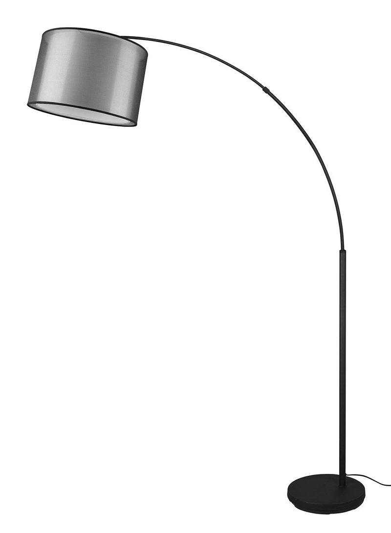 Piantana da Interno Attacco E27 in Metallo Nero Opaco