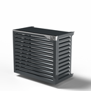 Copri Condizionatore 115x95x67 cm in Alluminio a Parete Big Blade XL Antracite