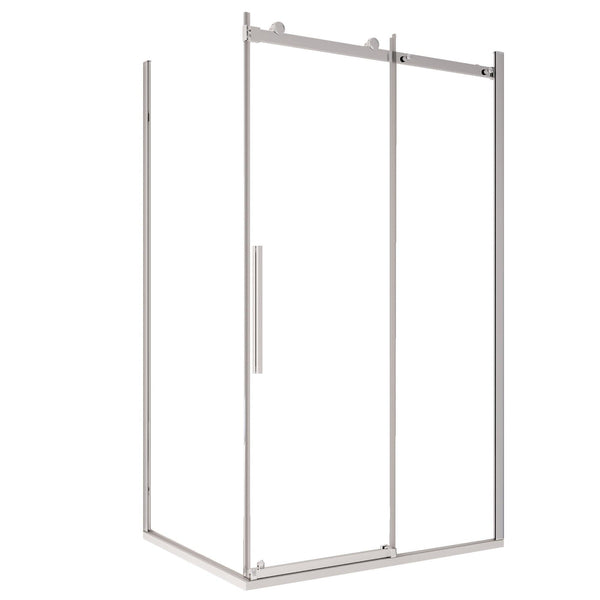 prezzo Box Doccia Angolare 1 Anta Scorrevole in Cristallo Trasparente 8mm H195 Bonussi Elise 3.0 Varie Misure