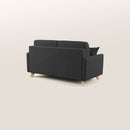 Divano Letto 3 Posti 200x94x97 cm in Tessuto Antracite