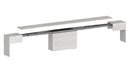 Panca Allungabile 66/290x25x45 cm Pratika Singola A Larice Bianco  