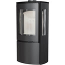 Stufa a Legna 6/11KW in Acciaio Flig Santa Monica Plus Nera