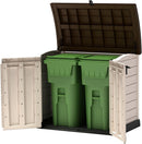 Armadio Porta Attrezzi da Giardino 146x120x82 cm in Resina Keter Store It Out Arc Beige