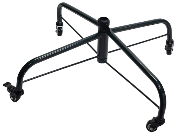 Base per Albero di Natale 66 cm in Metallo con Ruote Nero acquista