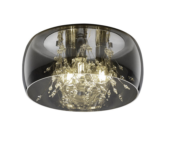 acquista Plafoniera da Interno Attacco E14 in Vetro Cromo