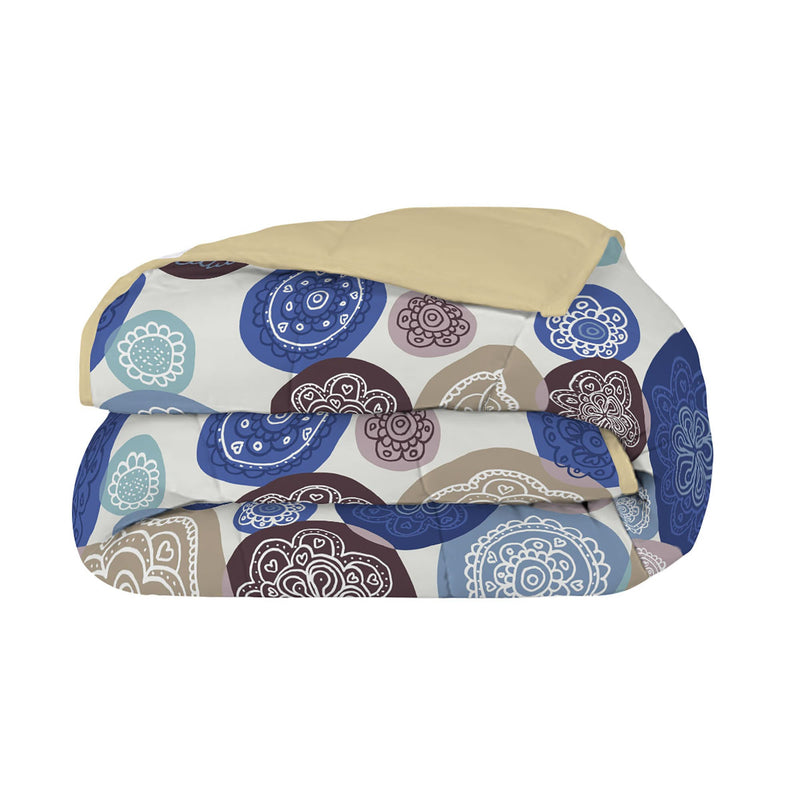 Trapunta Invernale Stampata in Microfibra 300gr Double Face Murrine Varie Misure