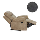 Poltrona reclinabile Chicago 97x90x100 cm grigio tortora