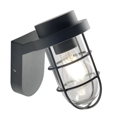 acquista Applique in Basso da Esterno E27 in Alluminio Sovil Nero