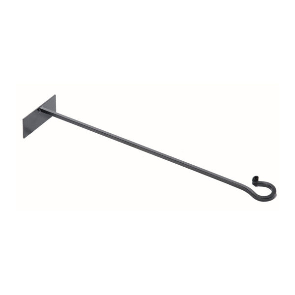 Raschietto per Camino Forgiato a mano in Ferro Verniciato Grigio Martellato sconto