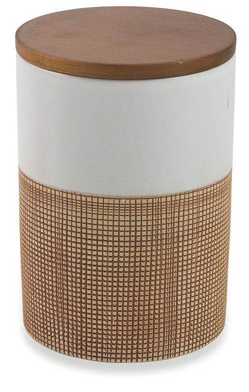 Set 3 Barattoli Sale Caffè Zucchero in Gres Villa d'Este Home Tivoli Natural