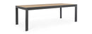 Tavolo Allungabile da Esterno 220-340x100x75h cm in Alluminio Belmar Naturale e Antracite  