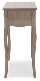 Consolle 2 Cassetti 90x38x78 cm in Legno Soriani Tortora Anticato