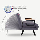 Poltrona letto pieghevole 60x78x78 cm Sando grigio