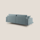 Divano 3 Posti 218x88x93 cm in Tessuto Carta Da Zucchero