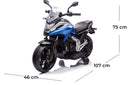 Moto Elettrica per Bambini 12V con Licenza Honda NC 750 Blu