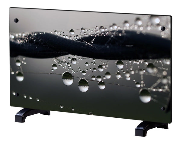 sconto Pannello Radiante Elettrico Quadro Termico 86x47cm 2000W Chemin'Arte Effetto Ragnatela