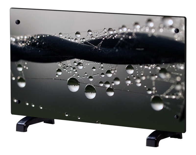 Pannello Radiante Elettrico Quadro Termico 86x47cm 2000W Chemin'Arte Effetto Ragnatela