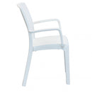 Sedia indiana 57x59x86 h cm in Wicker Bianco