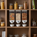 Contenitore Dispenser per Cereali Frutta Secca 1 Kg Bianco