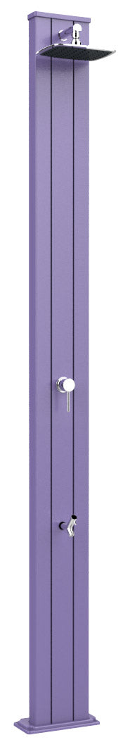 Doccia Solare da Esterno Giardino 30L Miscelatore e Lavapiedi Arkema Spring S Viola online