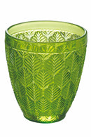 Set 6 Bicchieri Acqua in Vetro 300 ml Villa d'Este Home Tivoli Bali Leaf