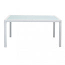 Tavolo Azore 150x90 cm in Wicker Bianco