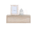 Mensola da Parete 1 Cassetto 45x13,4x20 cm in Fibra di Legno Lego Rovere Sagerau