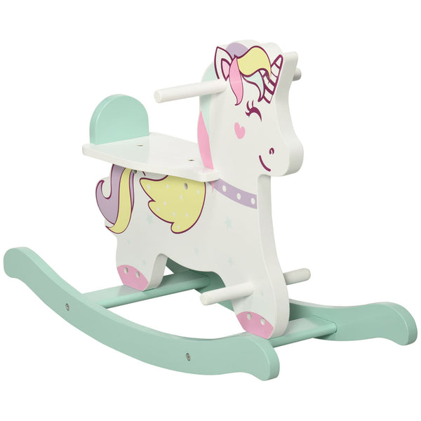 Cavallo a Dondolo per Bambini 68x27x47,5 cm con Maniglie e Pedali in MDF online