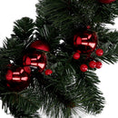 Festone sfere rosso cm 120