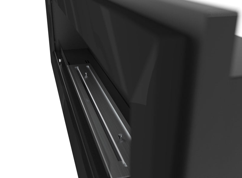 Camino Bioetanolo Da Parete Frame150 - 150x49 Cm Nero, Acciaio, Senza Canna Fumaria - Foto 10