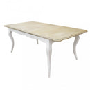 Tavolo Cross Allungabile 150/190x100x75h cm  in Legno Bianco