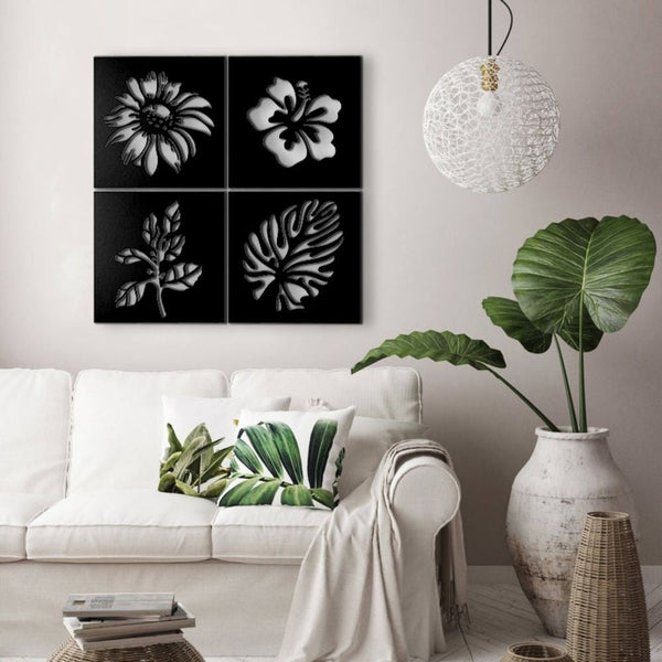 acquista Cornice decorativa 40x40 cm natura nero