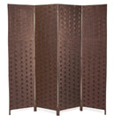 Separè Divisorio in Poliestere 4 Ante Noce