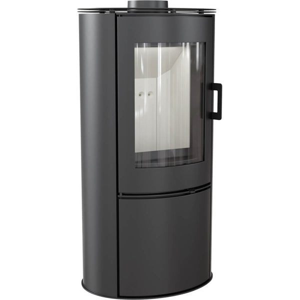 Stufa a Legna 5,5/10,5KW in Ghisa e Acciaio Flig West Nera acquista