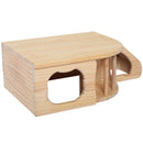 Casetta per Roditori e Piccoli Animali in Legno di Abete 60x37x19,7 cm 