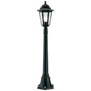 Lampada Palo per Giardino Piccolo Colore Nero per Esterno Linea Esagonale Sovil