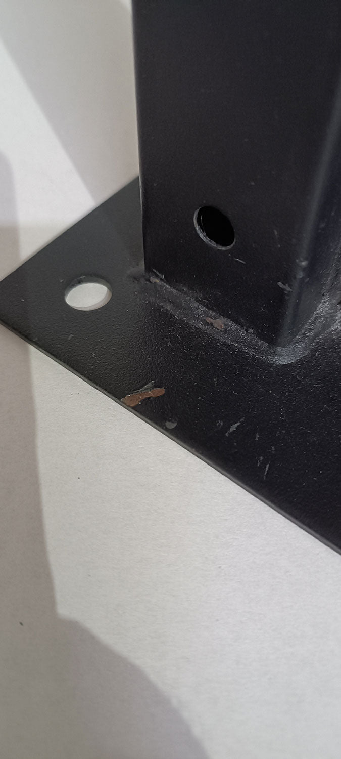 Barra Trazioni a Muro 94x51x18 cm in Acciaio Nero Seconda Scelta