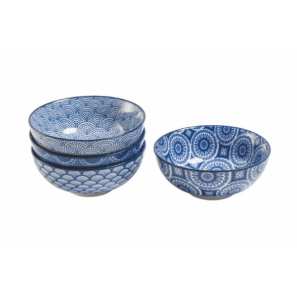 sconto Set 4 Ciotole Ø14,5x6 cm 485 ml in Porcellana VdE Tivoli 1996 Confusion