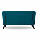 Divano letto matrimoniale pieghevole Sando verde petrolio