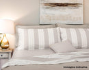 Set Lenzuola Cotone Sopra Sotto con Angoli e Federe Cober Striped Grigio Varie Misure