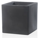 Vaso in Resina Tulli Schio Cubo Essential Antracite Varie Misure