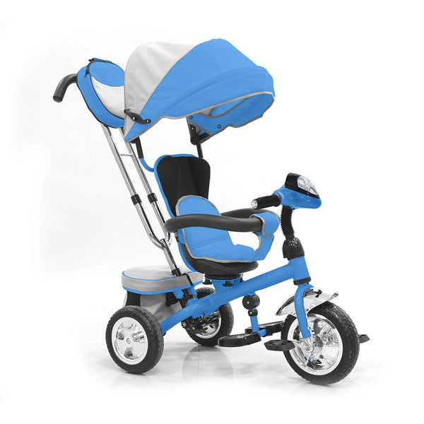 acquista Triciclo Swing Deluxe Azzurro con Sedile Girevole per Bambini