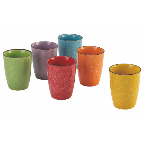 Set 6 Bicchieri Acqua Baita in Gres VdE Tivoli 1996 6 Colori Differenti sconto