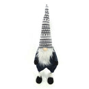 Pupazzo Gnomo in Tessuto con Led grigio cm 23x18xh70