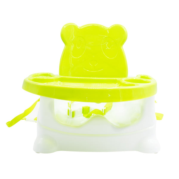 Seggiolone Pappa Bambini Attacco da Tavolo Cintura Sicurezza e Vassoio Verde prezzo