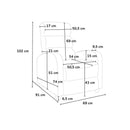 Poltrona Relax Reclinabile Manuale 69x91x102 cm in Similpelle Nero