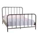Struttura Letto Matrimoniale in Metallo 208x145cm Barre Bronzo Antico