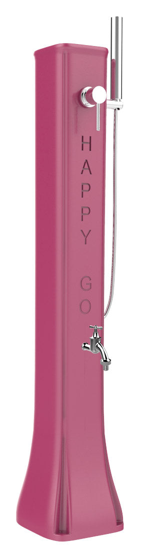 Mini Doccia Solare da Giardino Lavapiedi Miscelatore e Doccetta Mobile Arkema Happy Go Fuxia acquista